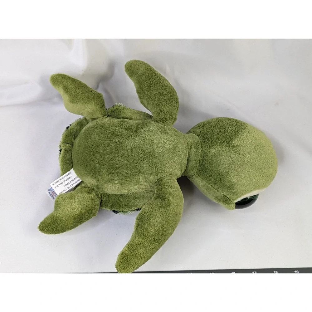Aurora Green Turtle Dinosaur Plush Lot Big Sleepy‎ Eyes Stuffed Animal Toy